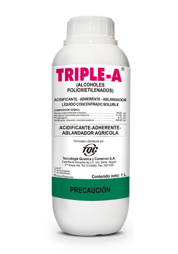 [01TQC152] TRIPLE A X 1 LT (Acidificante)