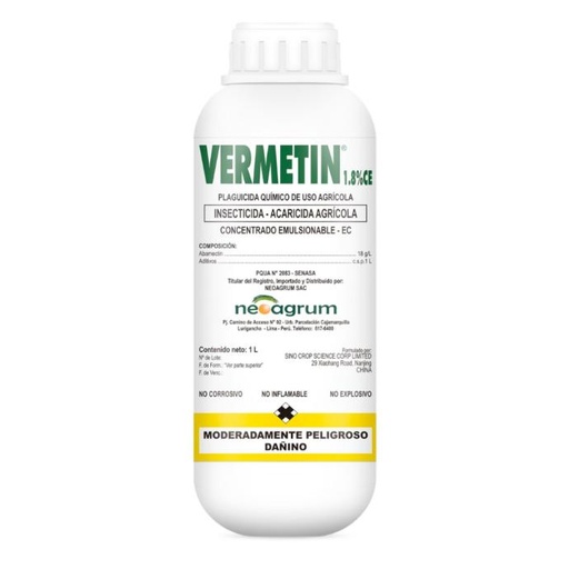 [01NEA086] VERMETIN 1.8% CE - 1 L. (Abamectina)
