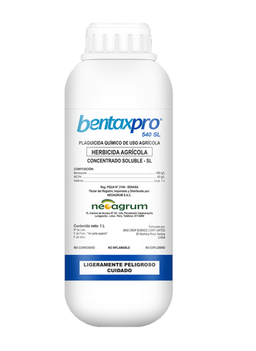 [01NEA014] BENTAXPRO 540 SL X 1 LT (Bentazone + MCP)