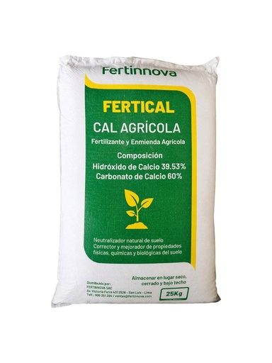 [01VAR123] CAL AGRICOLA X 25 KG