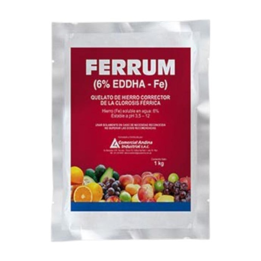 [01AND110] FERRUM 6% Hierro (Fe) EDDHA X 5 KG